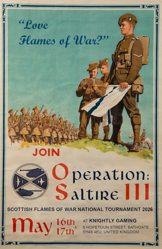 Operation: Saltire III – Flames of War Scottish Nationals 2026